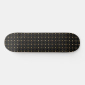 Gold Black Skull Diamonds Patroon 2 Persoonlijk Skateboard (Horizontaal)