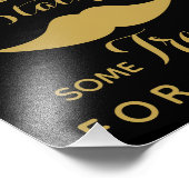 GOLD & BLACK snoep bar, zoete balk, PARTIJSIGN Foto Afdruk (Hoek)