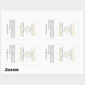 Gold & Black Soap Artisan Handmade Homemade Label (Vel)