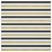 Gold Black Stripes Stof (Swatch)