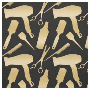 Gold Black Stylist Tools Haarstylist Hair Salon Stof