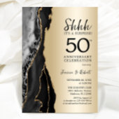 Gold Black Surprise 50ste Jubileum Kaart