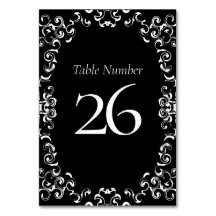 Gold & Black Swirl Gothic Wedding