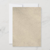 Gold Black Tuxedo Mannen 21e verjaardag Uitnodigin Kaart (Achterkant)