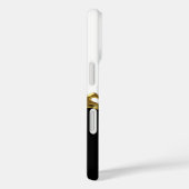 Gold Black White Butterfly Case-Mate iPhone Case (Achterkant / Rechts)