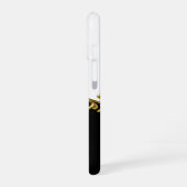 Gold Black White Butterfly iPhone 16 Hoesje (Linkerkant)