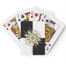 Gold Black & White Circle Mandala