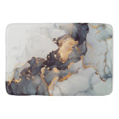 Gold Black White Marble Badmat (Voorkant)