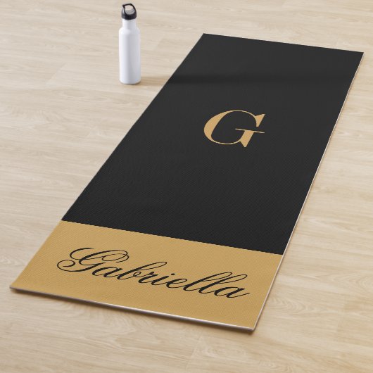 Gold Black Yogamat (In situ)