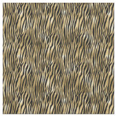 Gold Black Zebra Stripes Stof (Close Up)