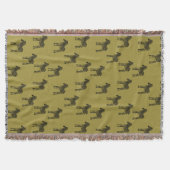 Gold Black Zebra's Deken (Voorkant)