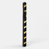 Gold & Black Zig Zag Pattern Case-Mate iPhone Case (Achterkant/rechts)