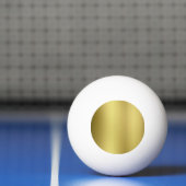Gold Blank Sjabloon Pingpongbal (Net)