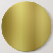 Gold Blank Sjabloon Ronde Button 6,0 Cm (Voorkant)