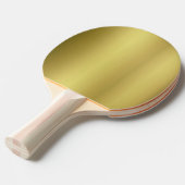 Gold Blank Sjabloon Tafeltennisbatje (Voorkant Gekanteld)
