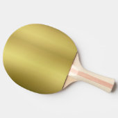 Gold Blank Sjabloon Tafeltennisbatje (Zijkant)