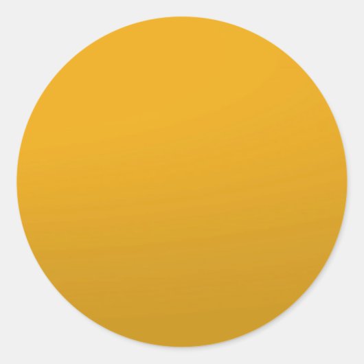 Gold Blank SJABLOON: voeg tekst, afbeelding en kle Ronde Sticker (Voorkant)