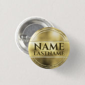 Gold Blank Sjabloon voor verkiezingen Ronde Button 3,2 Cm (Voorkant /achterkant)