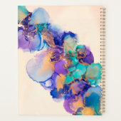 Gold Blauwgroen en Paars Planner (Achterkant)