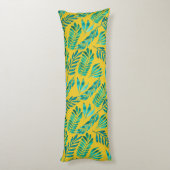 Gold Blauwgroen olievlek laat stijlvol Beddengoed Lichaamskussen (Achterkant (Verticaal))