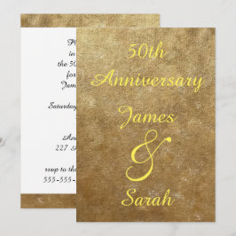Gold Blends 50ste bruiloft Jubileum Kaart