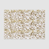 Gold Bling Glitter Confetti Tissuepapier (Voorkant)