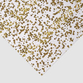 Gold Bling Glitter Confetti Tissuepapier (Detail)