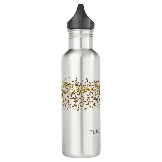 Gold Bling Glitter Confetti Waterfles (Links)
