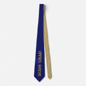 Gold Bling met Royal Blue Stropdas (Voorkant)