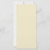 Gold Bloom Bruiloft Menu (Achterkant)