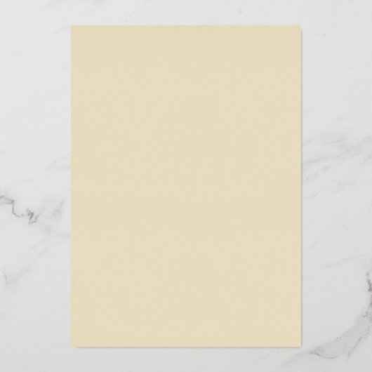 Gold Blooms Uitnodiging (Achterkant)