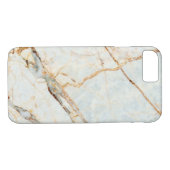Gold & Blue Agate iPhone Case (Achterkant (Horizontaal))