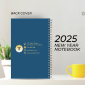 Gold & Blue Corporate Business Executive Spiral Notitieboek