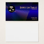 Gold Blue Jewelry Logo Diamond Visitekaartje (Voorkant /achterkant)