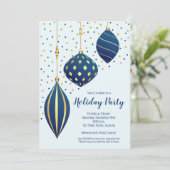 Gold Blue-kerstfeestdagen (Staand voorkant)