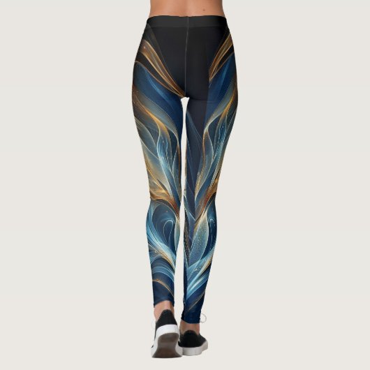 Gold Blue Light Leggings (Achterkant)