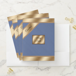 Gold Blue Luxury