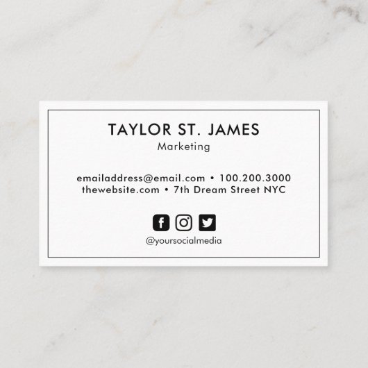 Gold Blue Painter Professional Visitekaartje (Achterkant)