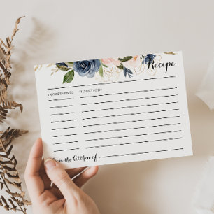 Gold Blue Pink Floral Vrijgezellenfeest Recipe Kaa