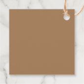 Gold Blue Pink Flowers Weddenschap Hartelijk dank Bedankjes Labels (Achterkant)