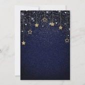 Gold Blue Prom DIY Onder Sterren Sterrendag Kaart (Achterkant)