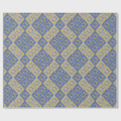 Gold Blue Star van David Art Panels Cadeaupapier (Vlak)