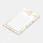 Gold & Blue Waterverf leest een notitie van de lap Post-it® Notes (Schuin)