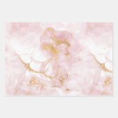 Gold Blush Marble Inpakpapier Vel (Voorkant 3)