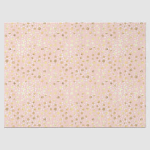 Gold Blush Pink Animal Print    Tissuepapier