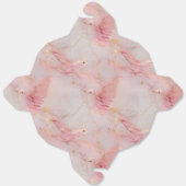 Gold Blush Pink Birds Baby shower Bedankdoosjes (Ongevouwen)