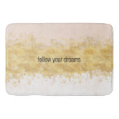 Gold Blush Pink Glam Badmat (Voorkant)