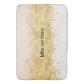 Gold Blush Pink Glam  Badmat (Voorkant Verticaal)