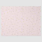 Gold Blush Pink Little Hearts Tissuepapier (Voorkant)