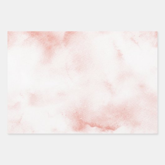 Gold Blush Pink Zebra Print Inpakpapier Vel (Voorkant 3)